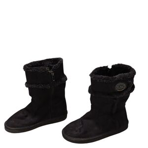Michael Kors Black Kids Boots with Logo Detail